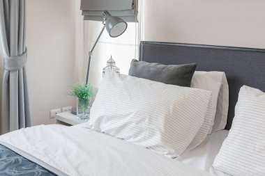 beyaz oda modern yatak odası tasarımı 