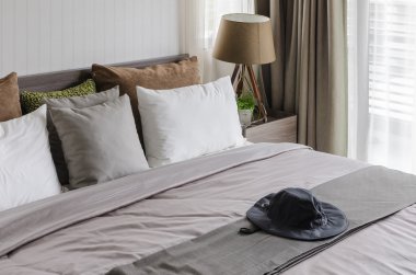 king size Yataklı modern yatak odası