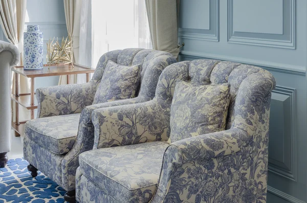 Stile sedia di lusso in soggiorno — Foto Stock