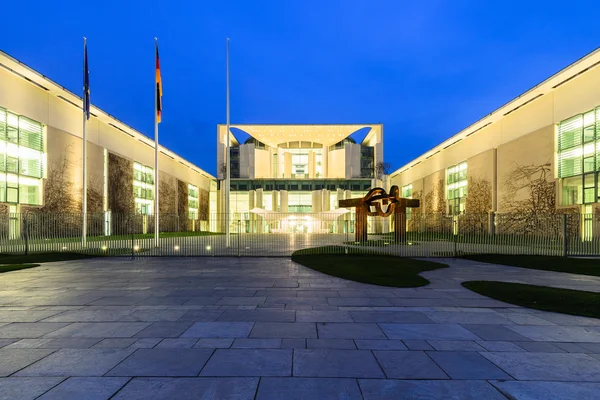 The Kanzleramt in Berlin at night — Stock Photo, Image