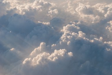 güneş ışığı ile bulut 