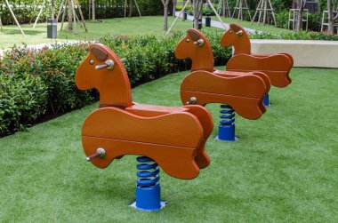 park alanında Bahçesi