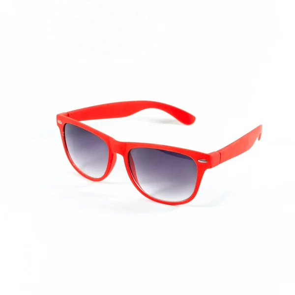 Красные очки изолированы — стоковое фото