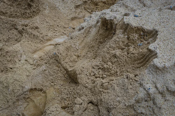 เนื้อทรายจากสถานที่ก่อสร้าง — ภาพถ่ายสต็อก