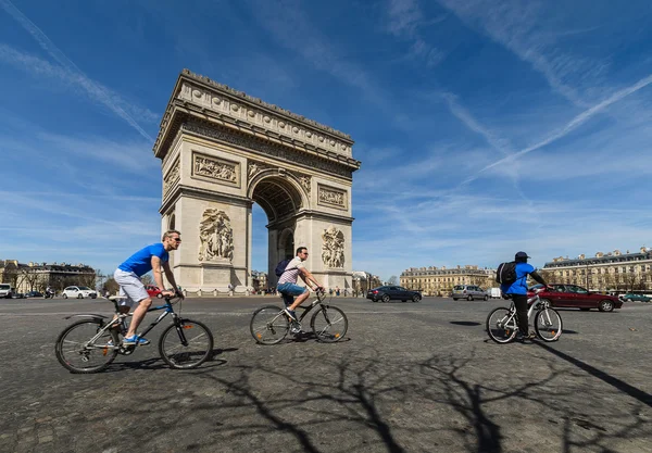 Arc de Triomphe Paris city — Stock Photo, Image