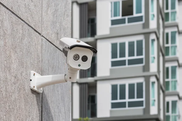 Câmera de segurança de CCTV suja — Fotografia de Stock