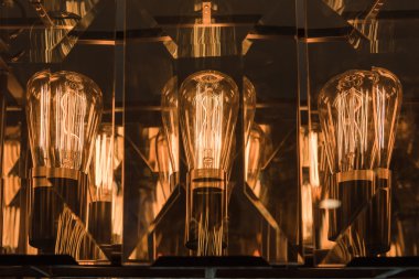 Modern ışık lamba yakın çekim 