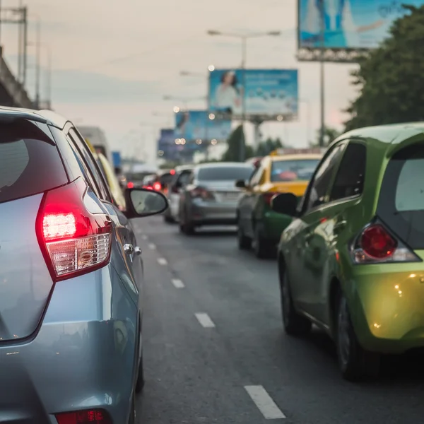 Blocco del traffico nelle ore di punta — Foto Stock