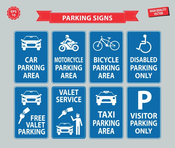 Car Parking Sign — Stock Illustration Car Parking Sign Royalty Free Stock Vectors