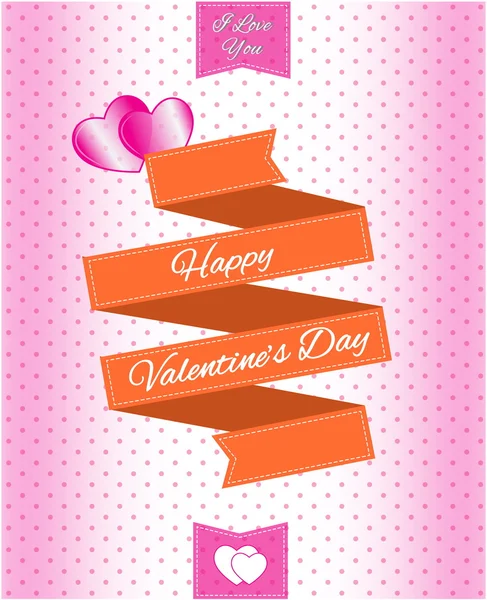 Happy Valentine's Day illustration — Stock Vector