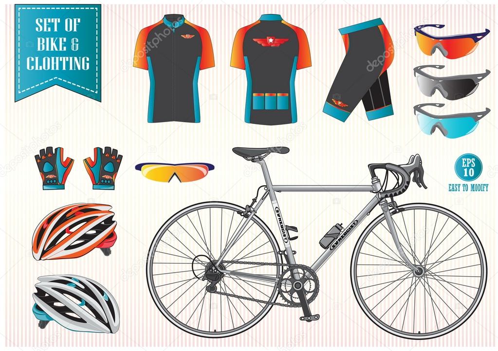 Bike or Bicycle clothing and equipment
