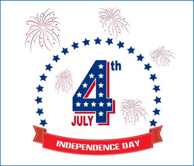 ABD Bağımsızlık günü arka plan