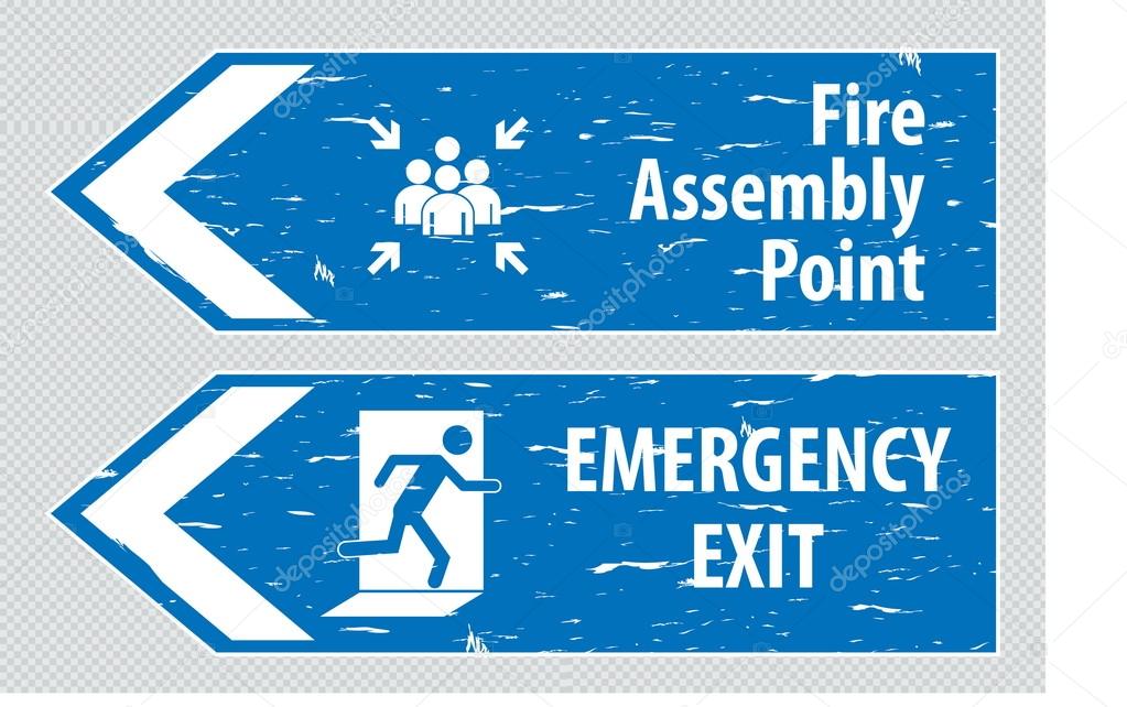 Emergency Exit Sign