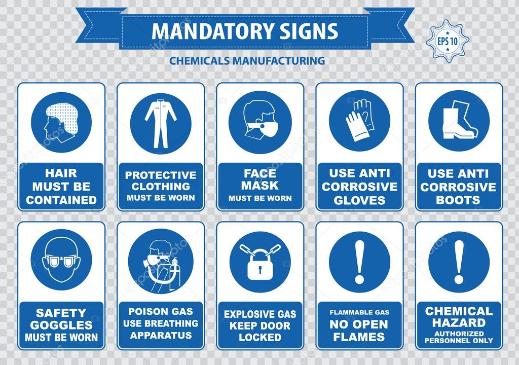 chemical hazard signs