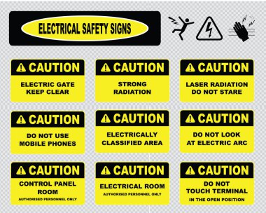 Elektrik uyarı işaretleri