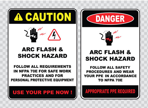 электрические знаки безопасности
