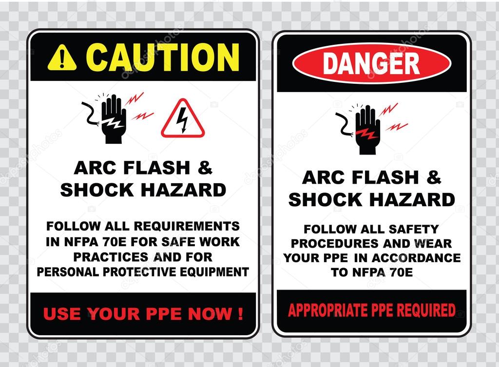 electrical safety signs