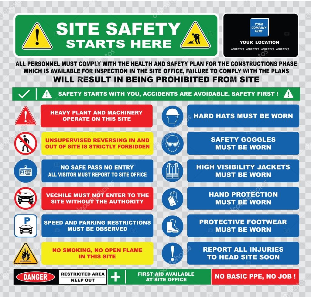 Construction Safety Signs Meaning