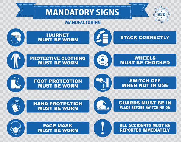 Manufacturing Mandatory Signs