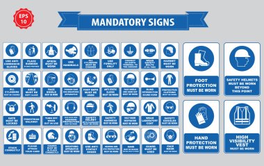 Electrically Mandatory Sign