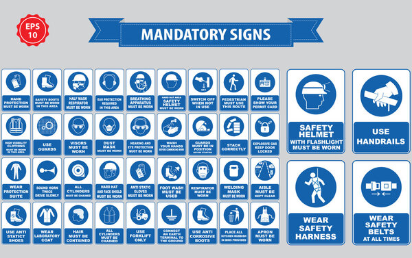 Construction Site Mandatory Signs