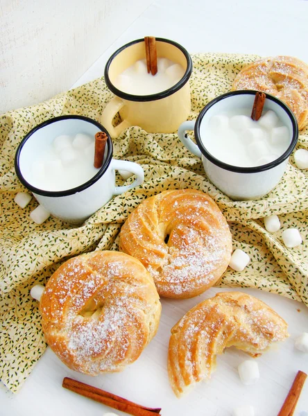 Eclairs con crema proteica — Foto Stock