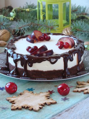 çikolata ve Limonlu Cheesecake