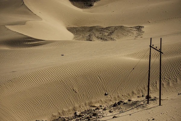 Duna de arena en el valle de Nubra Ladakh, India — Foto de Stock