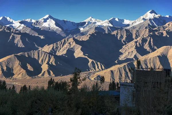 Snow Mountain Range, Leh India — Stock Photo, Image