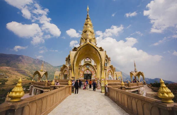 Krásný chrám v severním Thajsku. — Stock fotografie