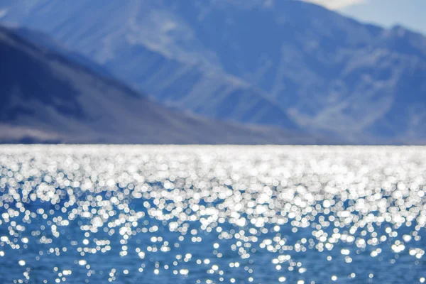 Pangong jezero Leh Ladakh, Indie - září 2014 — Stock fotografie