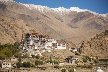 Likir Manastırı Ladakh, Hindistan - Eylül 2014