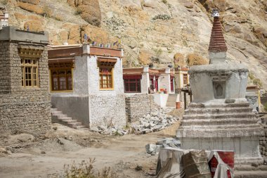 Hemis Manastırı Leh Ladakh, Hindistan kompleks içinde güzel bir ev
