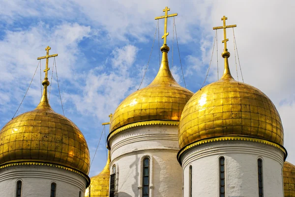 Fermer La cathédrale de l'Annonciation au Kremlin, Moscou, Russie — Photo