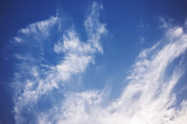 Nice Blue Sky and Cloud Background — Stock Photo, Image