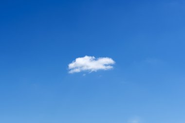 Güzel mavi gökyüzü ve bulut