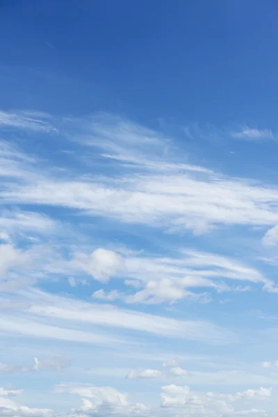 Soft white clouds against blue sky background. — Stock Photo, Image