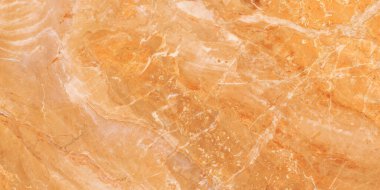 Kapalı yüzey mermer deseni turuncu taş zemin dokusu arka planda, lüks duvar kağıdı fotokopi alanı, emperador breccia Marbel doğal deseni, cilalanmış kuvars dilimi minerali.