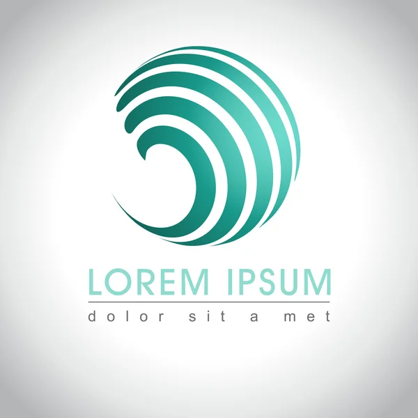 Soyut wave logosu