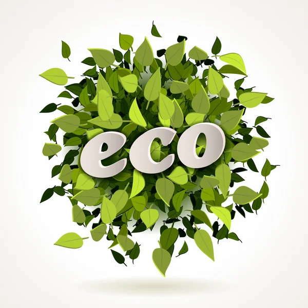 Etiqueta ecológica — Vector de stock
