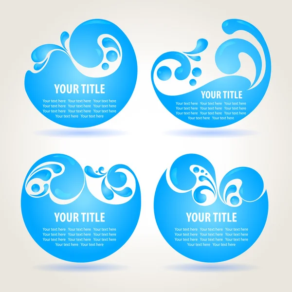 Su tasarım arka planlar