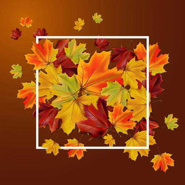 Outono abstrato fundo — Vetor de Stock