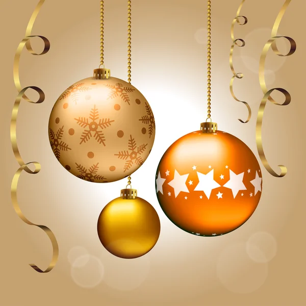 Christmas balls — Stock Vector