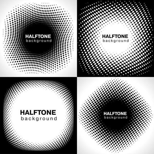 Halftone Backgrounds