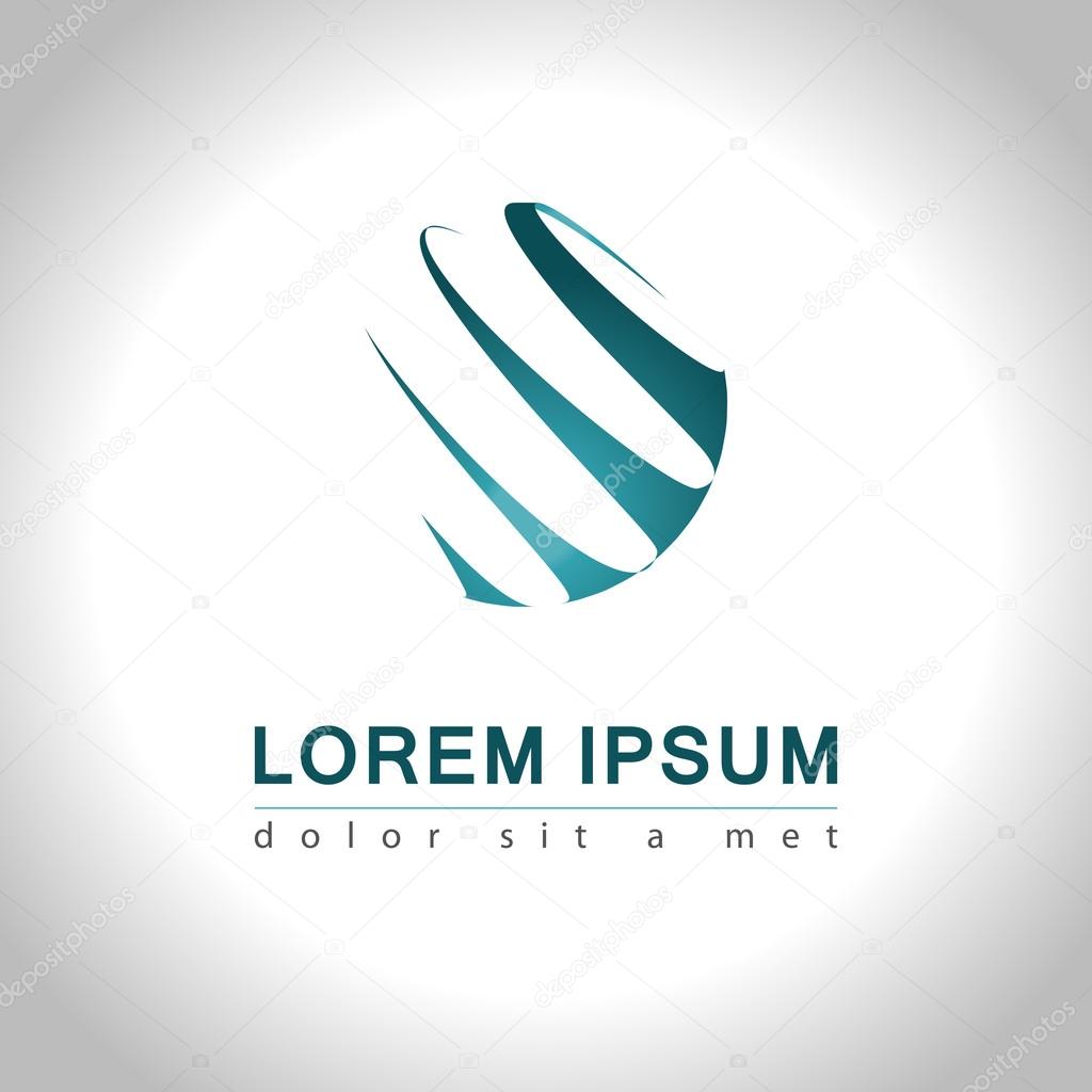 Abstract web Icon and logo sample, vector illusration