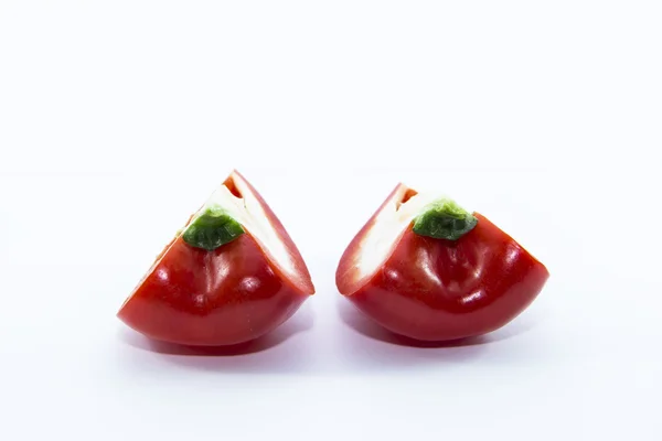 Chili rojo fresco de arriba — Foto de Stock