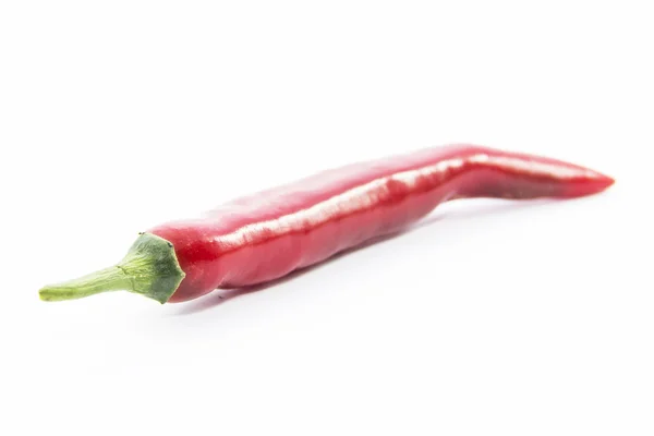 Röd chilipeppar konstig form — Stockfoto