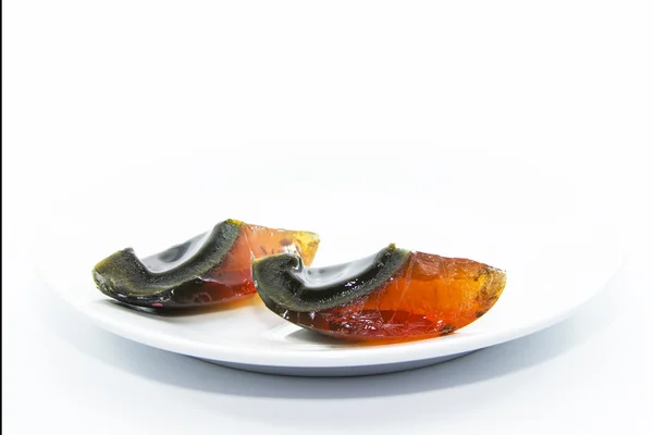 Ördek yumurta kabuğu korunmuş ve dilimlenmiş 