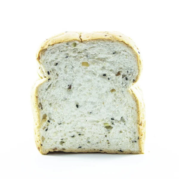 Whole grain texture in healthy bread — Stock Photo, Image