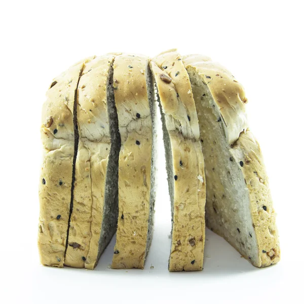 Dilimlenmiş kepekli sağlıklı ekmek — Stok fotoğraf